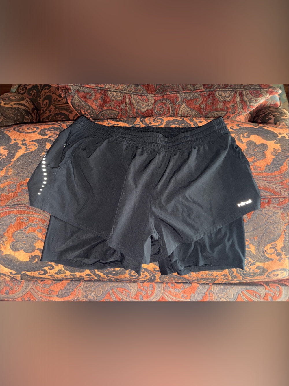 Hind Black Women's Athletic Running Shorts